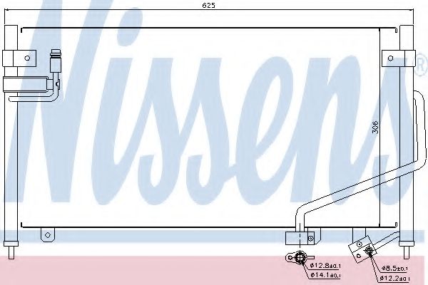 Конденсатор, кондиционер NISSENS 94688