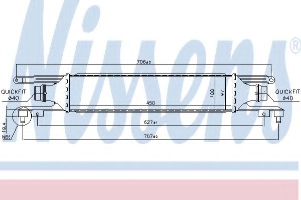 Интеркулер NISSENS 96464
