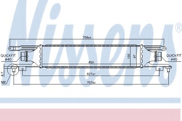 Интеркулер NISSENS 96589