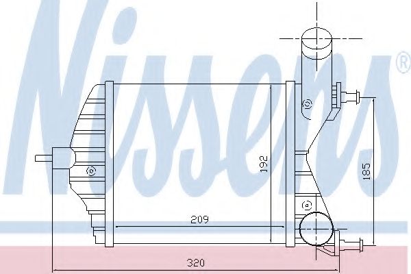 Интеркулер NISSENS 96703