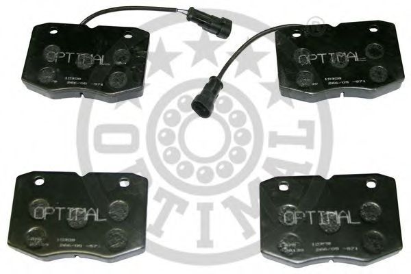 Комплект тормозных колодок, дисковый тормоз OPTIMAL 10308