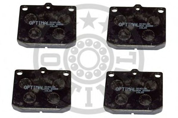 Комплект тормозных колодок, дисковый тормоз OPTIMAL 9140
