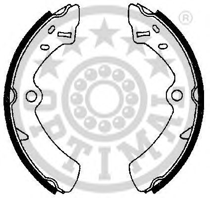 Комплект тормозных колодок OPTIMAL BB-1670