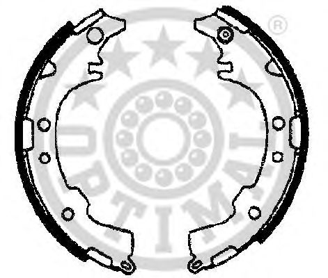 Комплект тормозных колодок OPTIMAL BB-7298