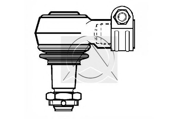 Наконечник поперечной рулевой тяги SIDEM 20032