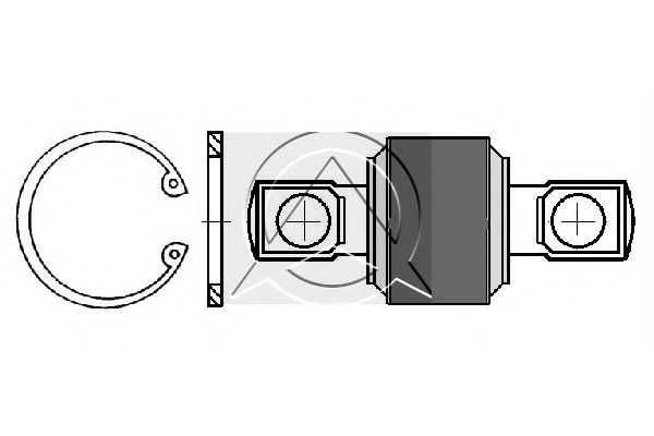ремонтный комплект, рычаг подвески SIDEM 44045