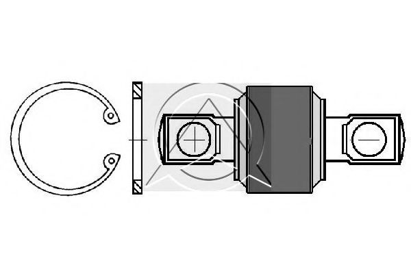 ремонтный комплект, рычаг подвески SIDEM 44249