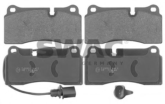 Комплект тормозных колодок, дисковый тормоз SWAG 30 11 6022