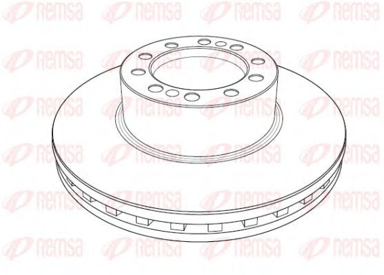 Тормозной диск REMSA NCA1184.20