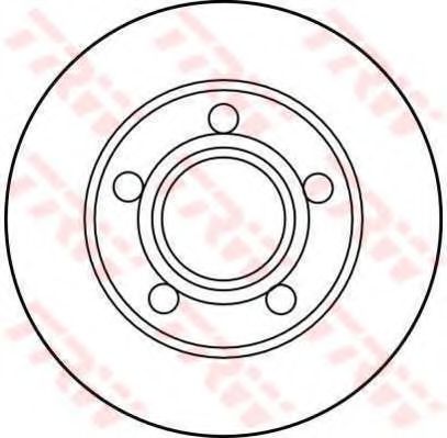 Тормозной диск TRW DF2655