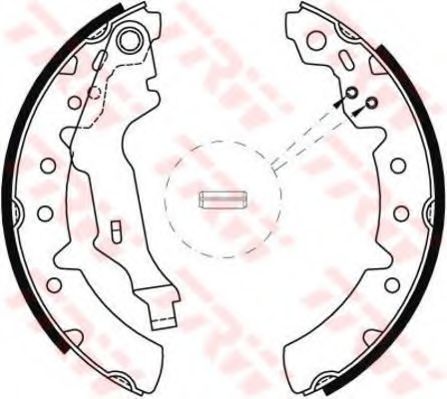 Комплект тормозных колодок TRW GS8603