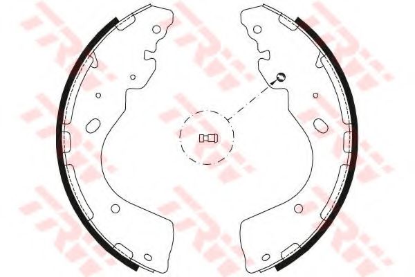 Комплект тормозных колодок TRW GS8797