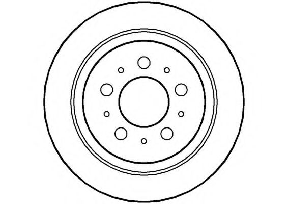 Тормозной диск NATIONAL NBD1076