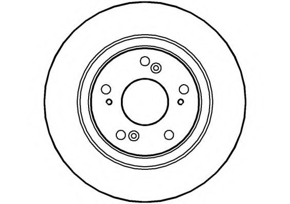 Тормозной диск NATIONAL NBD1087