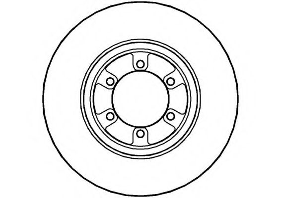 Тормозной диск NATIONAL NBD1433