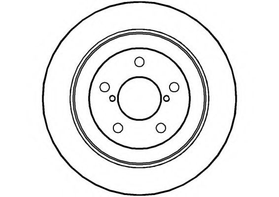 Тормозной диск NATIONAL NBD542