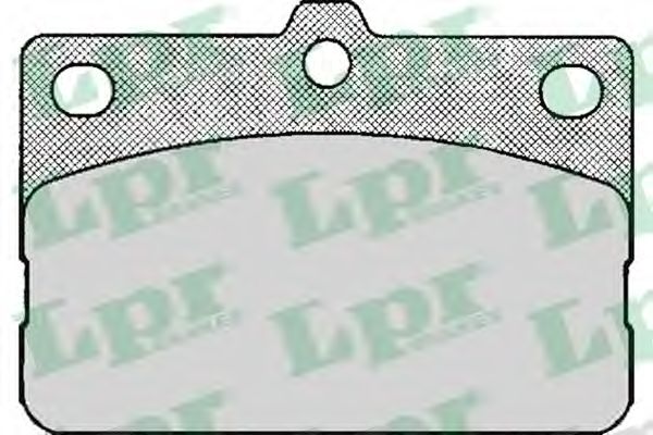 Комплект тормозных колодок, дисковый тормоз LPR 20302