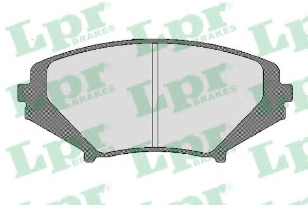 Комплект тормозных колодок, дисковый тормоз LPR 05P1789