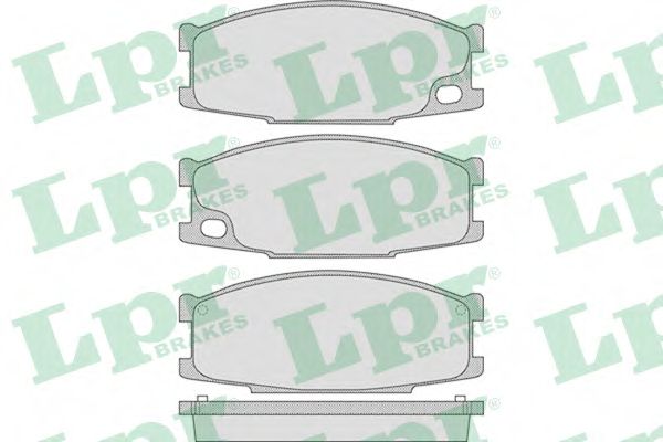 Комплект тормозных колодок, дисковый тормоз LPR 05P892