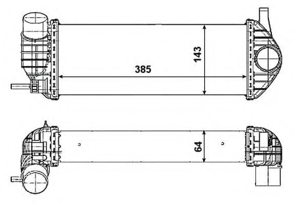 Интеркулер NRF 30468