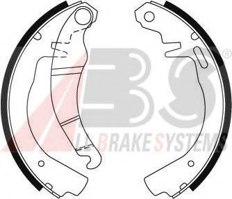 Комплект тормозных колодок A.B.S. 8734