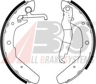 Комплект тормозных колодок A.B.S. 8801