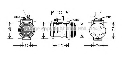 Компрессор, кондиционер AVA QUALITY COOLING BWK231