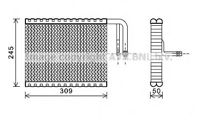 Испаритель, кондиционер AVA QUALITY COOLING BWV402