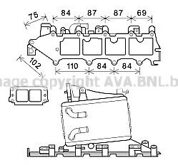 Интеркулер AVA QUALITY COOLING VW4361