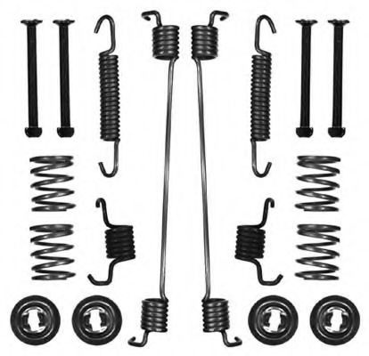 Комплект тормозов, барабанный тормозной механизм QUINTON HAZELL TK2248