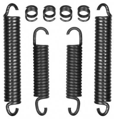 Комплект тормозов, барабанный тормозной механизм DELPHI 704