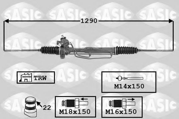 Рулевой механизм SASIC 7006139