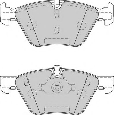 Комплект тормозных колодок, дисковый тормоз DURON DBP211773