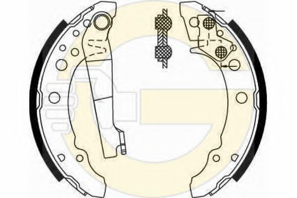 Комплект тормозных колодок GIRLING 5181669