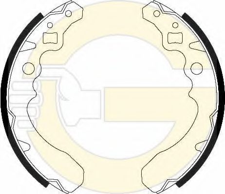 Комплект тормозных колодок GIRLING 5182829