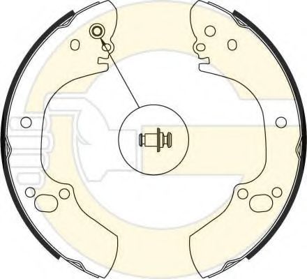 Комплект тормозных колодок GIRLING 5184629