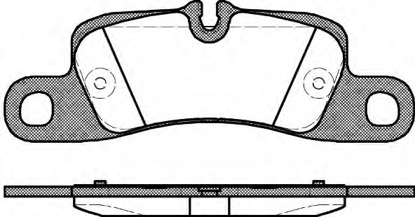 Комплект тормозных колодок, дисковый тормоз KAWE 1379 00