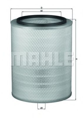 Воздушный фильтр MAHLE ORIGINAL LX 780