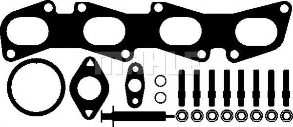 Монтажный комплект, компрессор MAHLE ORIGINAL 011 TA 17779 000