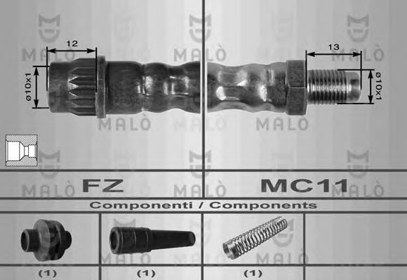 Тормозной шланг MALÒ 80007