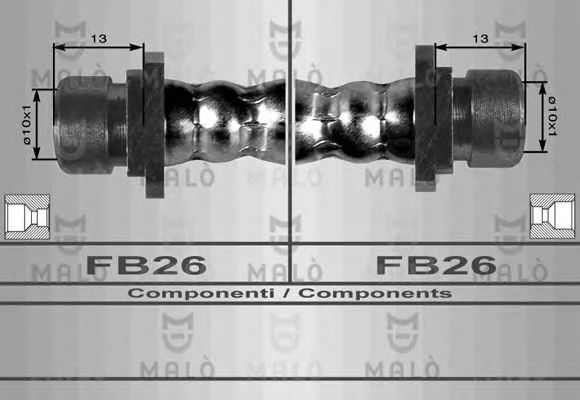 Тормозной шланг NK 854006