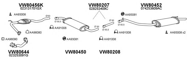 Система выпуска ОГ VENEPORTE 800641
