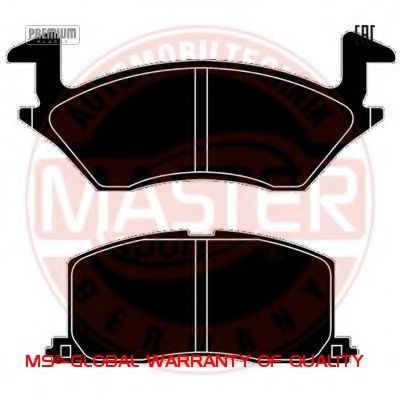Комплект тормозных колодок, дисковый тормоз MASTER-SPORT 13046059692N-SET-MS