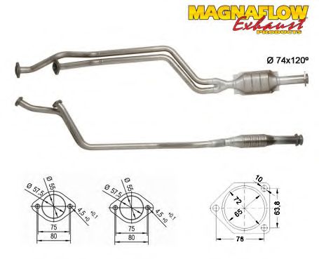 Катализатор MAGNAFLOW 85052D