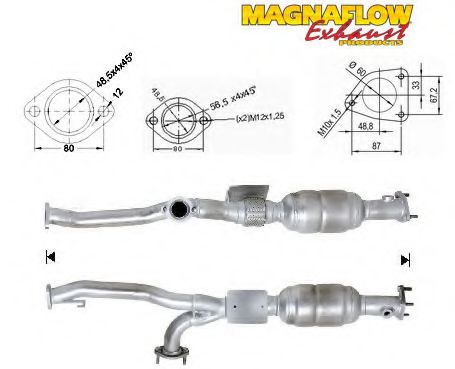 Катализатор MAGNAFLOW 74507