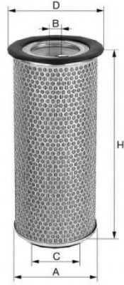 Воздушный фильтр UNIFLUX FILTERS XA1248