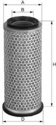 Воздушный фильтр UNIFLUX FILTERS XA1563