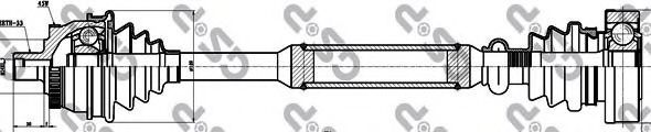 Приводной вал GSP 203005
