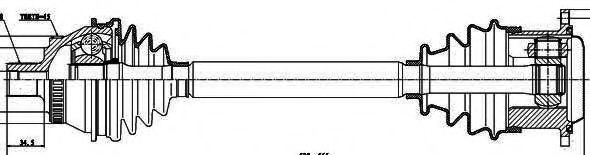 Приводной вал GSP 203020