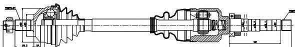 Приводной вал GSP 210057